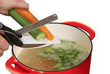 Super cutter cuisine 2 en 1 ciseaux alimentaire de cuisine inoxydable "super cutter" - pour la viande, Légumes, Fruits...