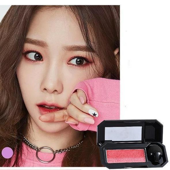 Gadgets d'Eve beauté Fleur de pêche Fard à Paupières Bicolore Parfait