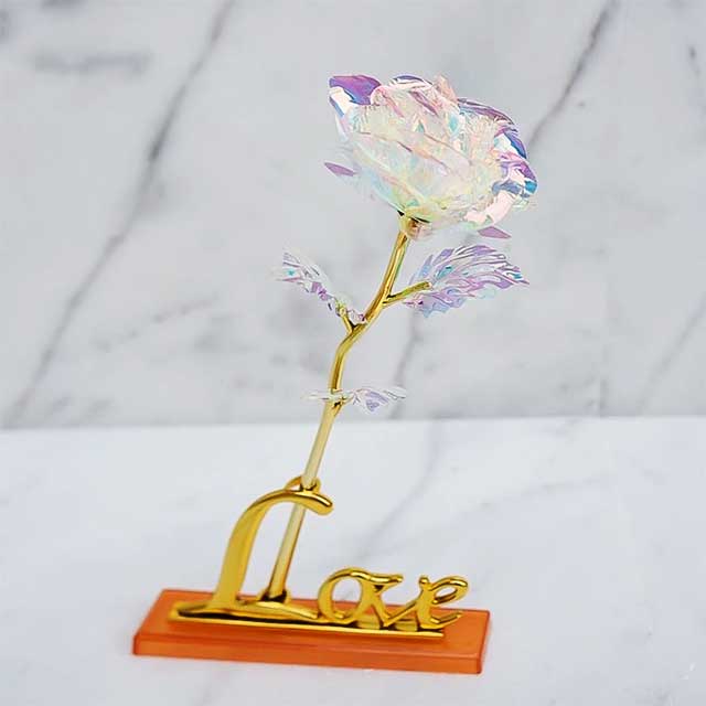 Gadgets d'Eve VALROSE™ : Rose Galaxie Colorée avec Amour